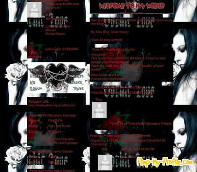 gothic myspace backgrounds