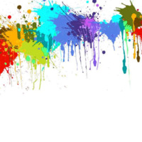 Colourful Splatter Paint