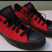 Red & Black Converse