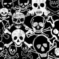 Skulls in Black & White