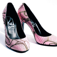Pink & Black Heels