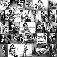 Bettie Page photo montage