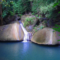Paradise Waterfall Lake