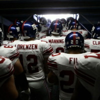 NY Giants Going onto the Field