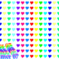 Summer 07 Rainbow Hearts